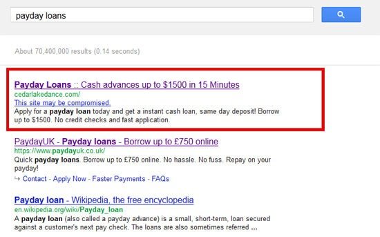 payday-loans-hacked-site