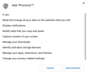 add-proctorio-extension