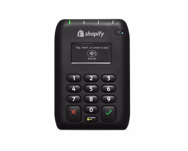 Shopify card machine