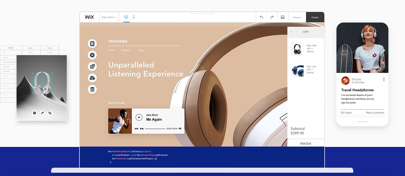 Wix-website