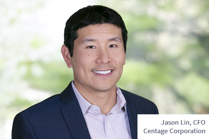 Jason Lin, CFO, Centage Corporation