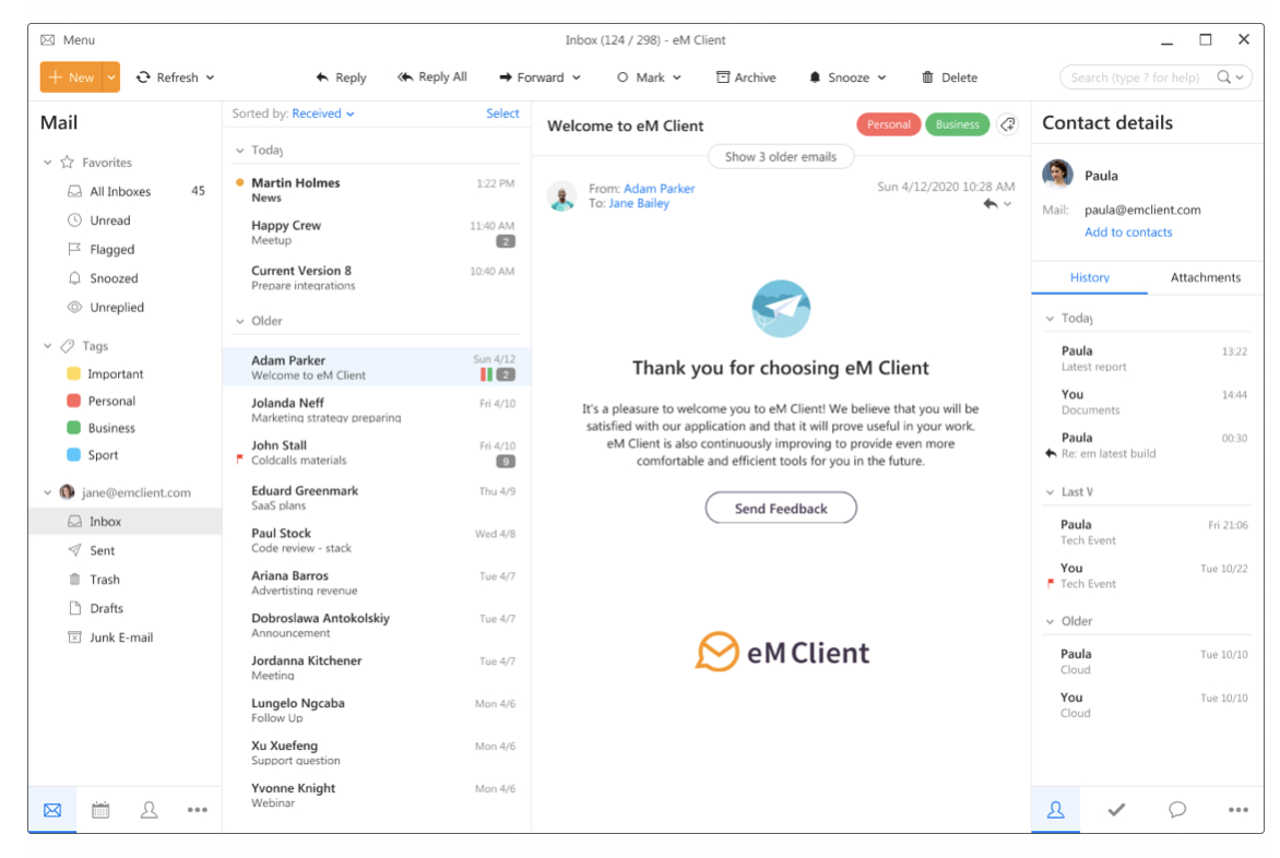 eM Client The Best Email Client for Windows and Mac