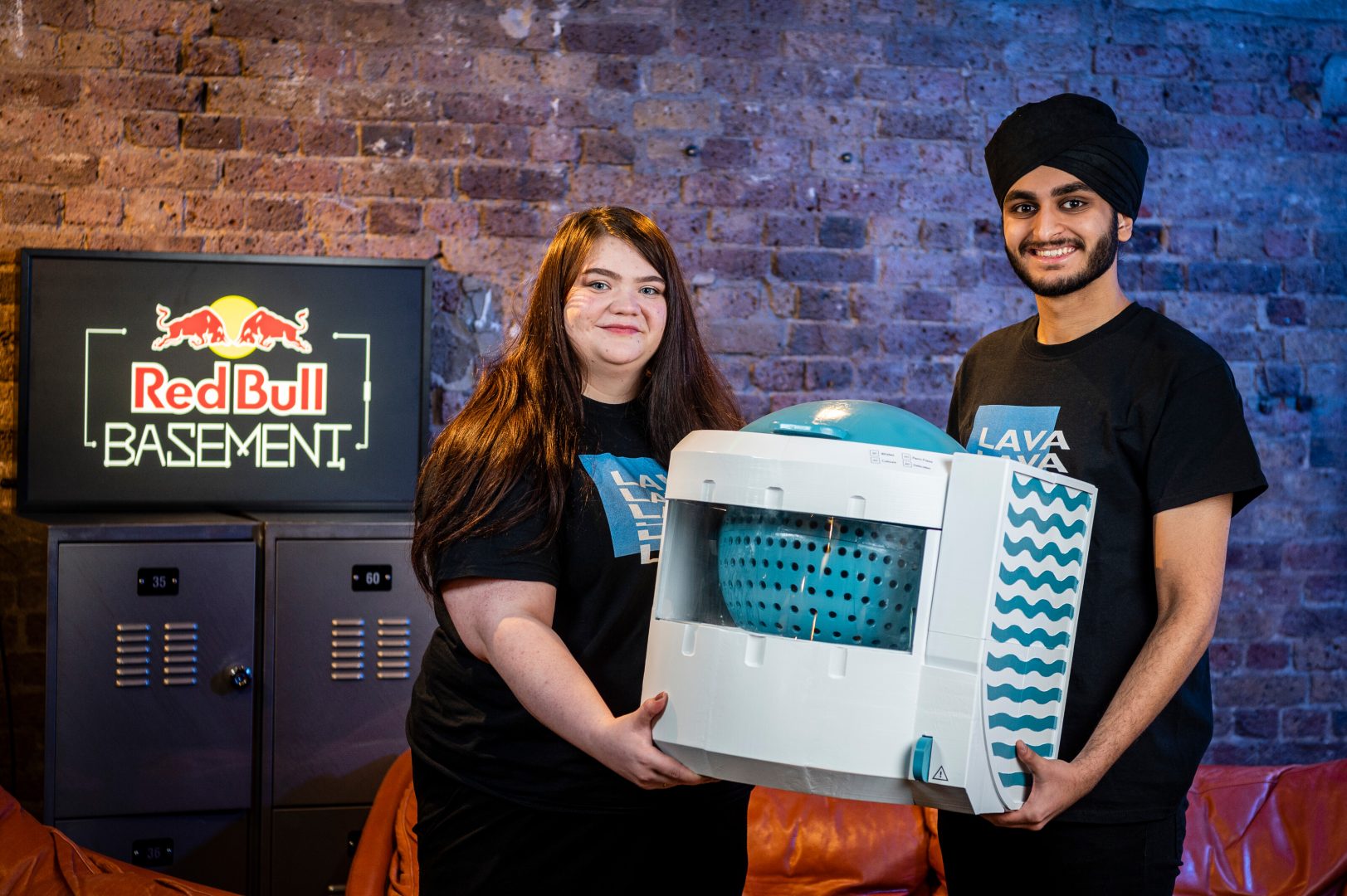 Joanna Power and Paramveer Bhachu, winners of Red Bull Basement 2020