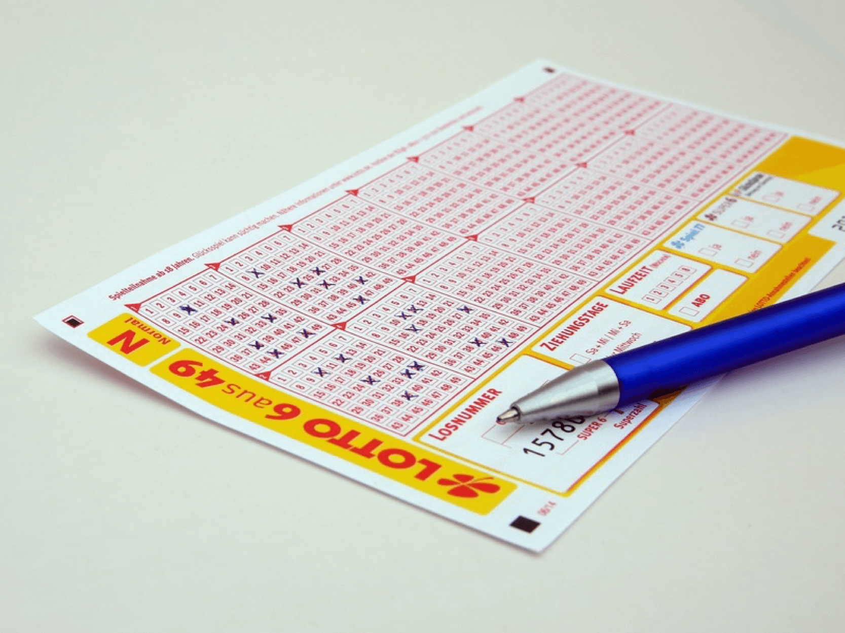 lottery card