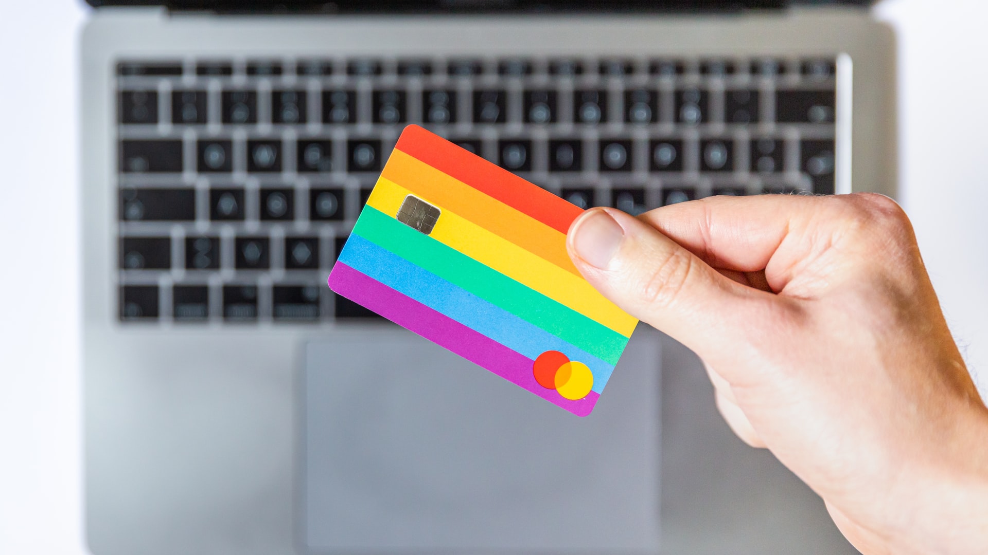 ecommerce rainbow card