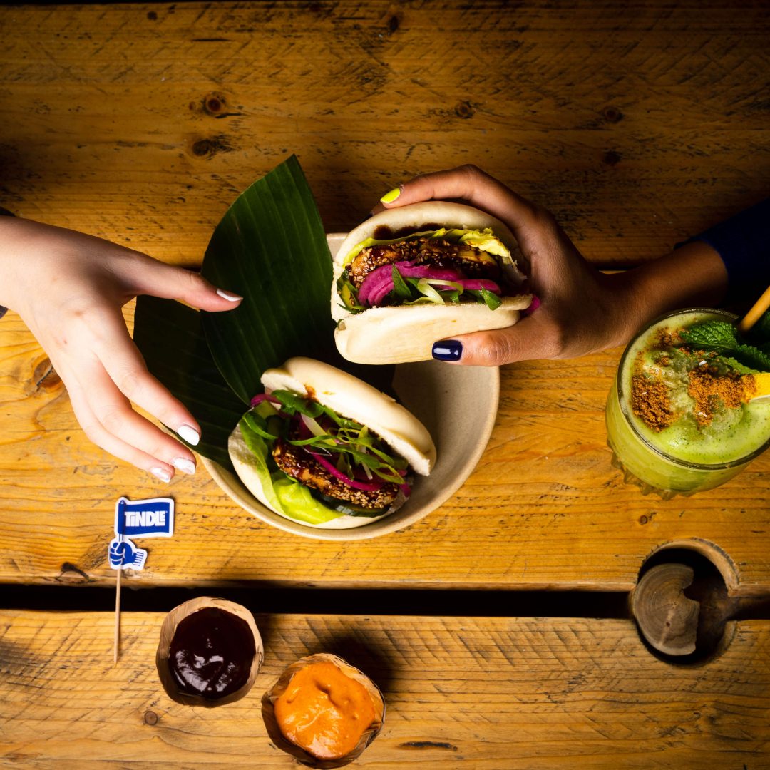 TiNDLE Vegan Bao at Coffee & Coconuts