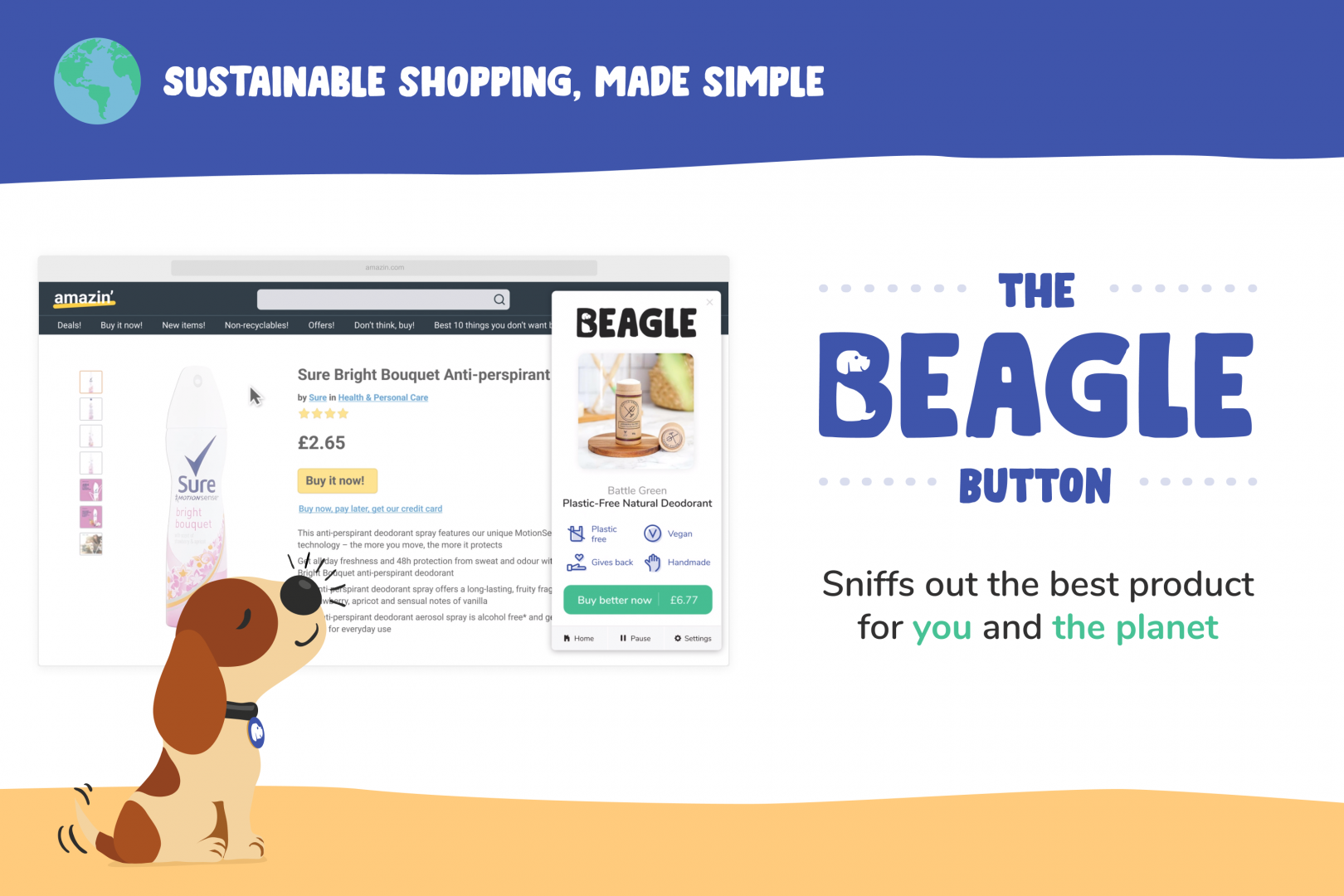 beagle button