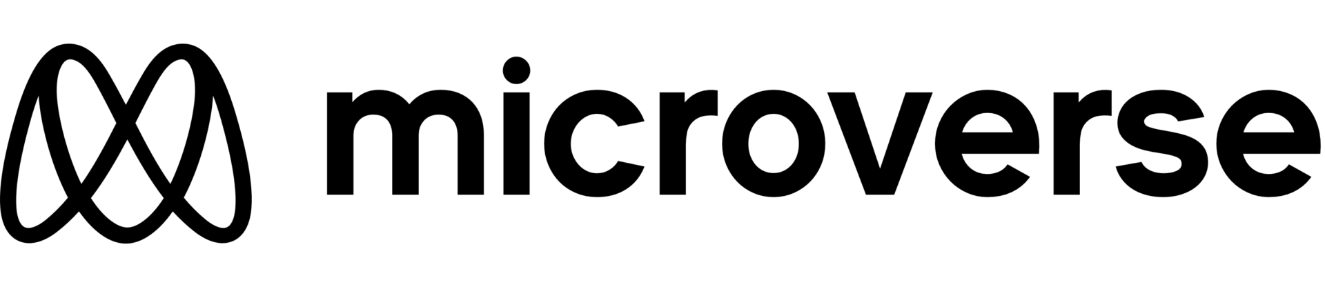 Microverse Logo (Horizontal, Black)