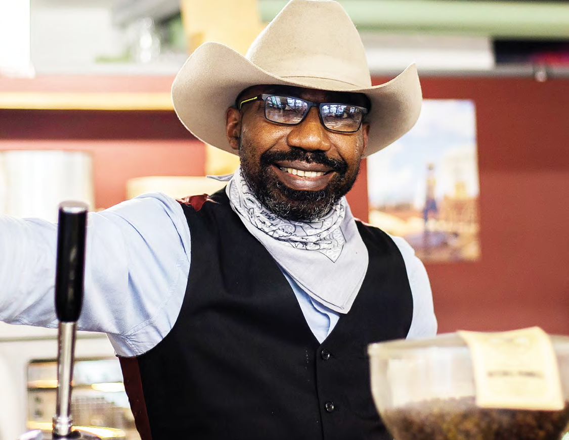 black cowboy coffee