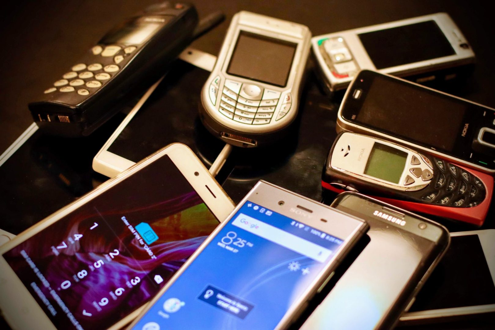 first mobile phones