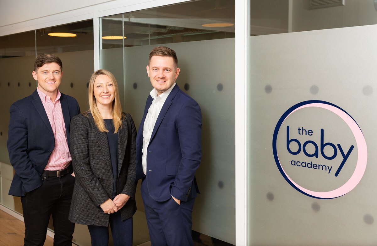 Tom McGovern, Susan Hogan, Brian McGovern, Founders of The Baby Academy