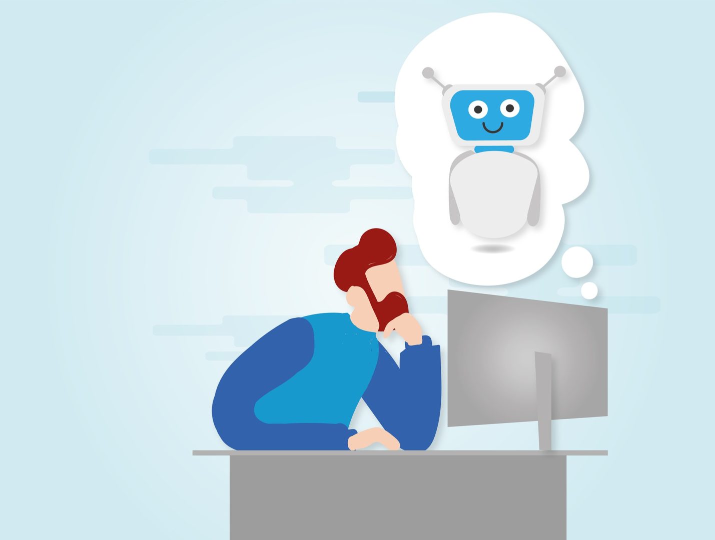 man-using-chatbot