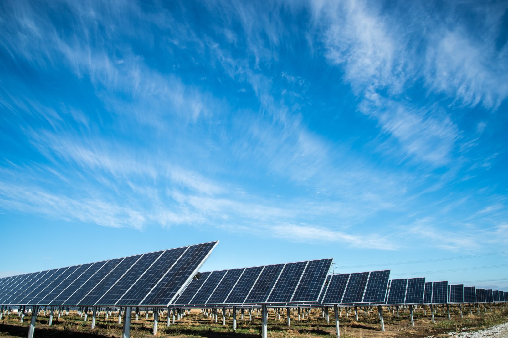 solar-panels-blue-sky