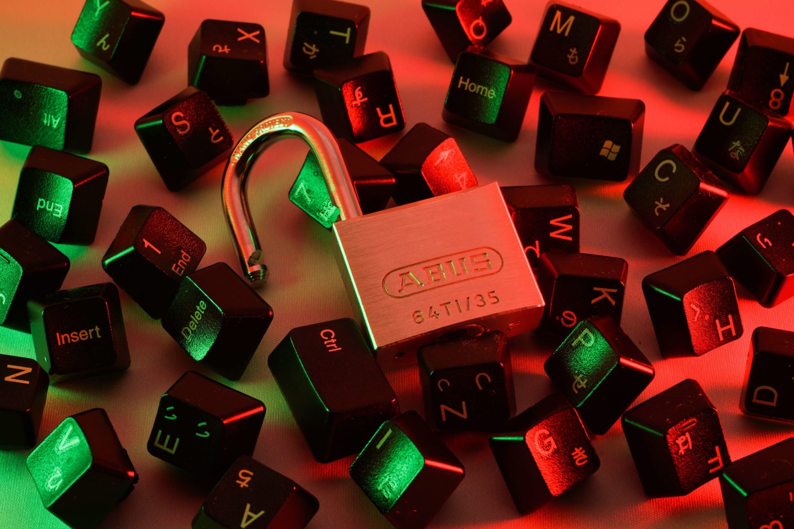 padlock-surrounded-by-keyboard-keys