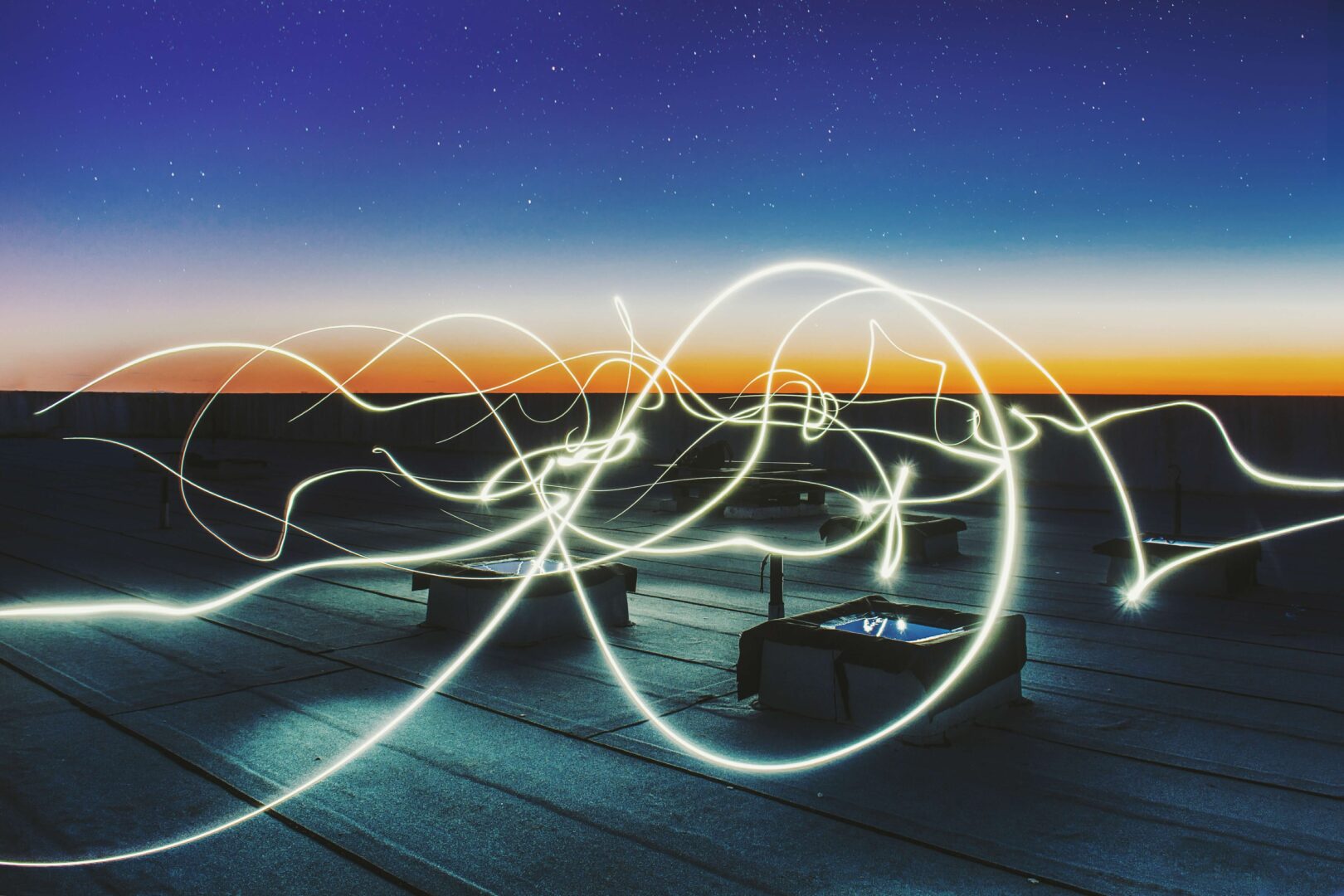 sunset light pattern