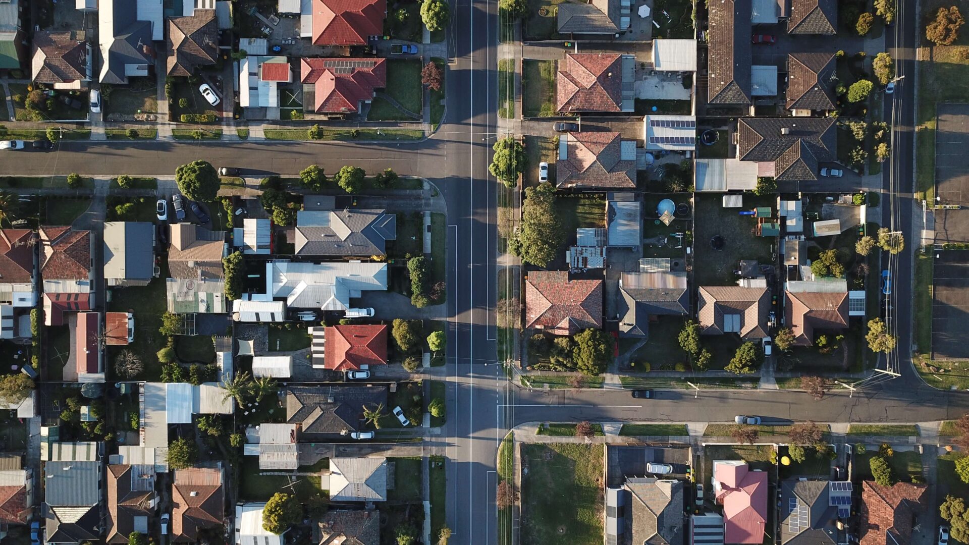 urban area rooftops