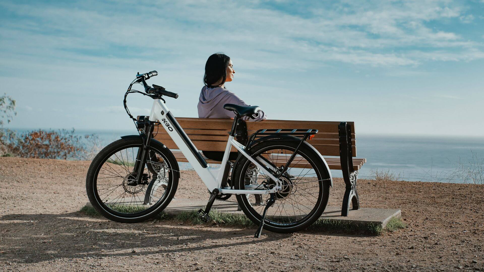 Woman With E-Bike