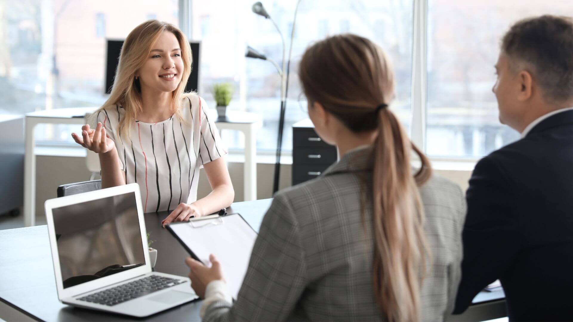 HR Professional Talking To Employees