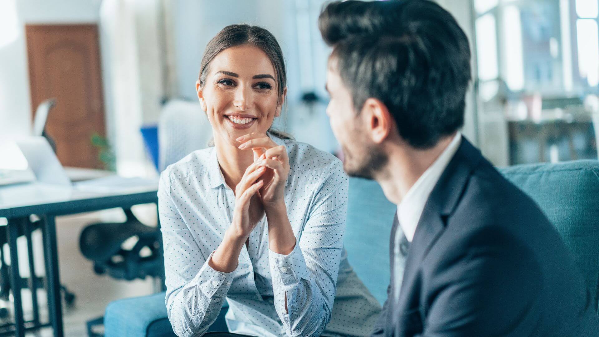 Employees Talking To Each Other