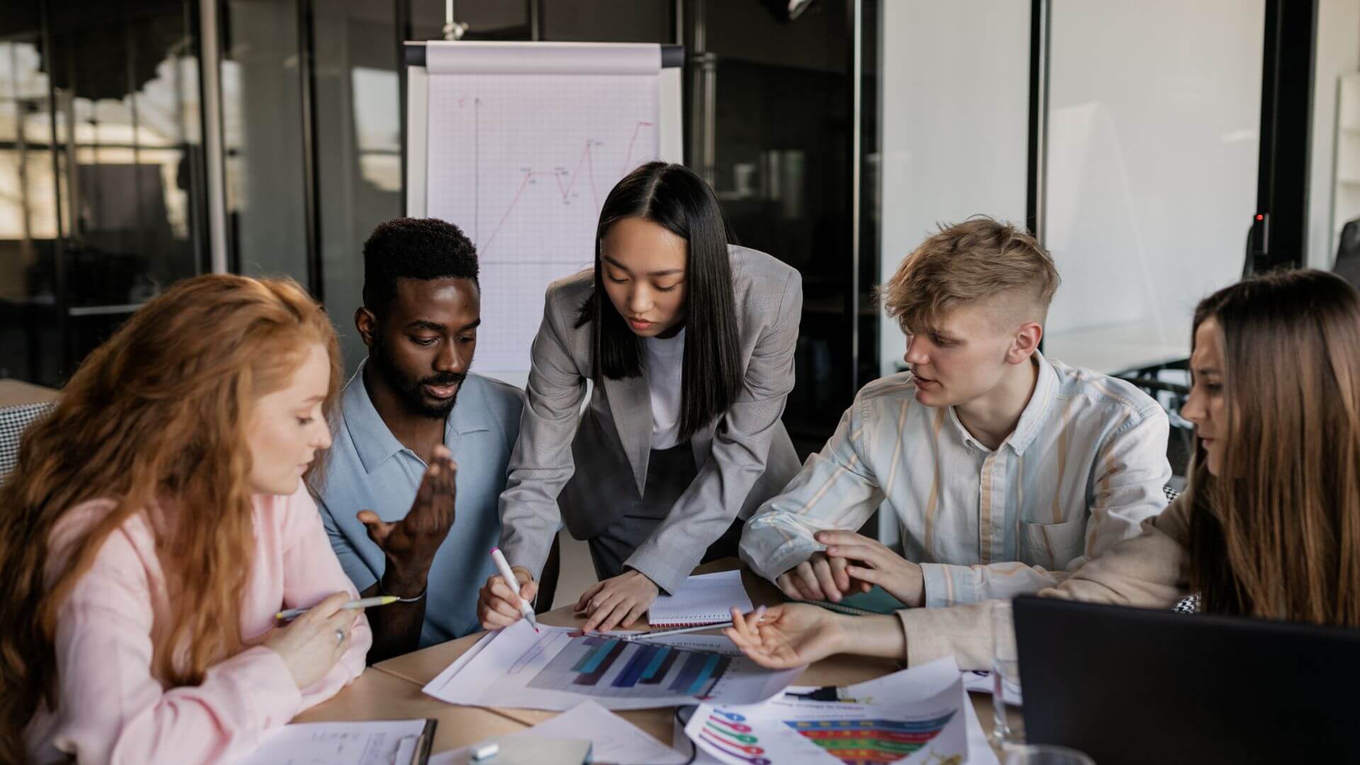 Employees Working