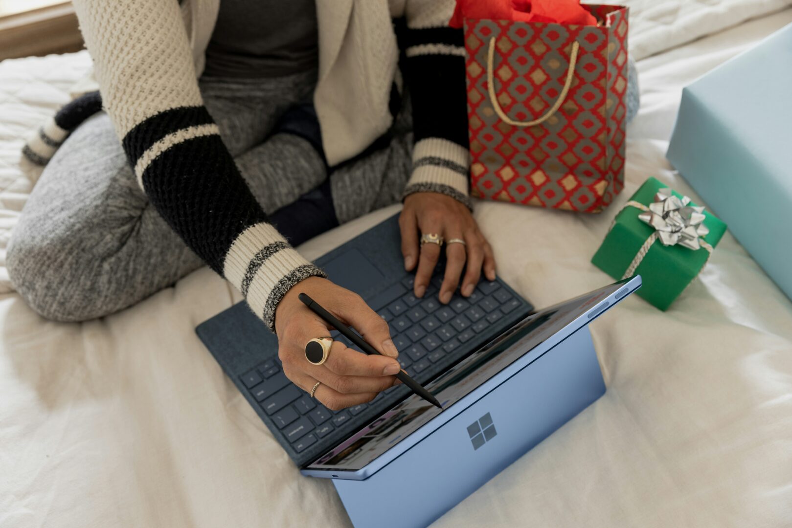 working-on-laptop