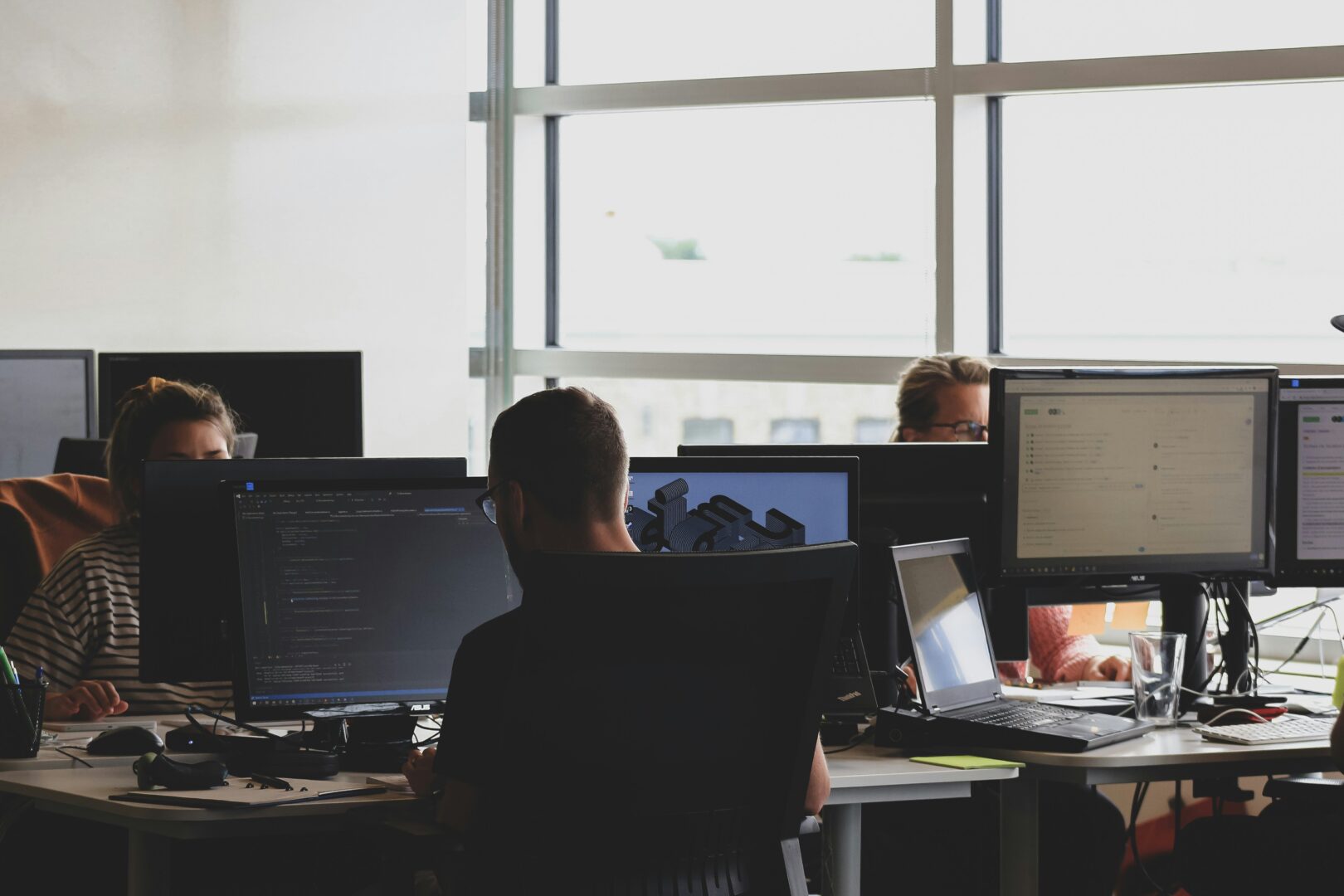 man-working-on-a-computer-screen