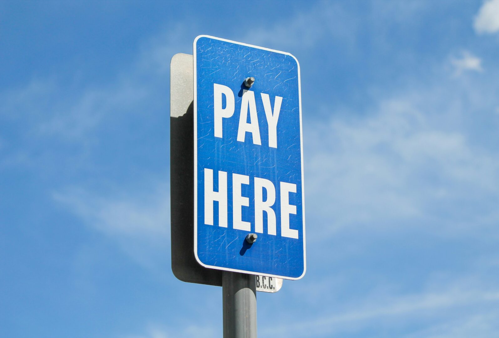 pay-here-sign