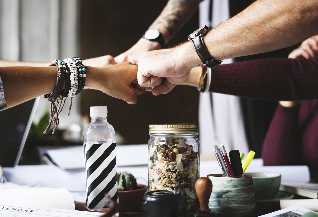 business-fist-bump