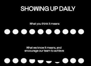 showing-up