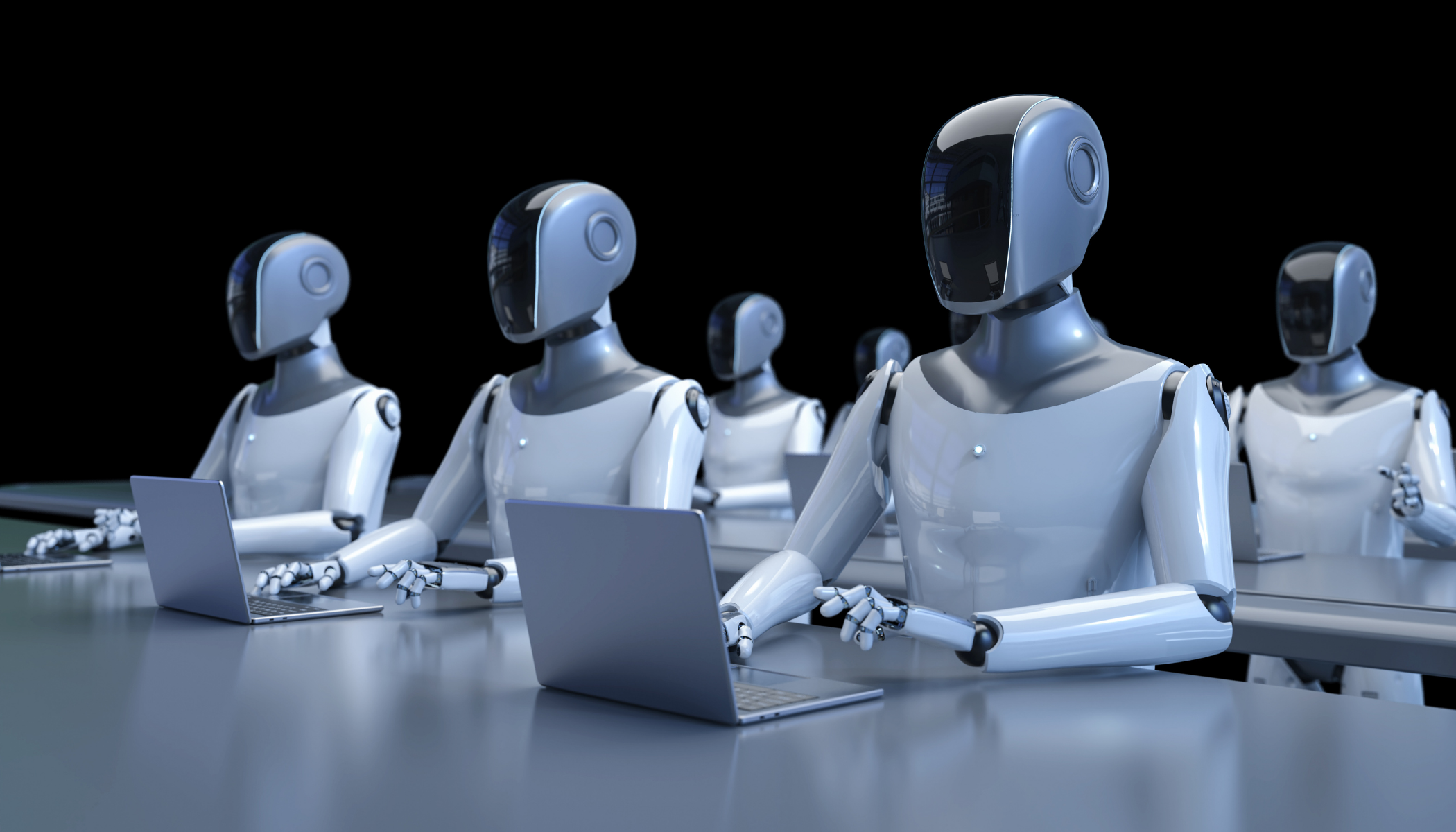 A humanoid robot standing in a warehouse environment, representing Amazon's rapid expansion into physical AI through its acquisitions of Fauna Robotics and Rivr.